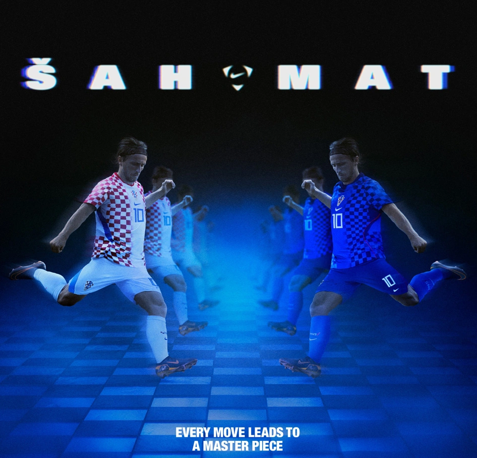 Maillots domicile et extérieur de l'équipe nationale croate pour la Coupe du Monde 2026